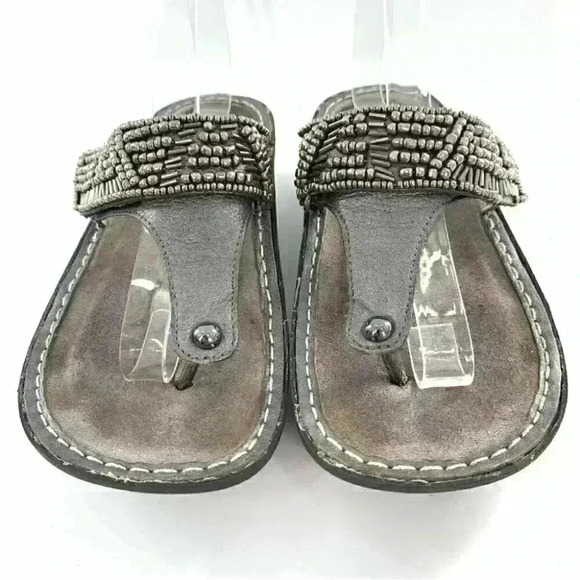 Alegria Car-264 womens platform size 35 pewter comfort orthopedic - Picture 3 of 15